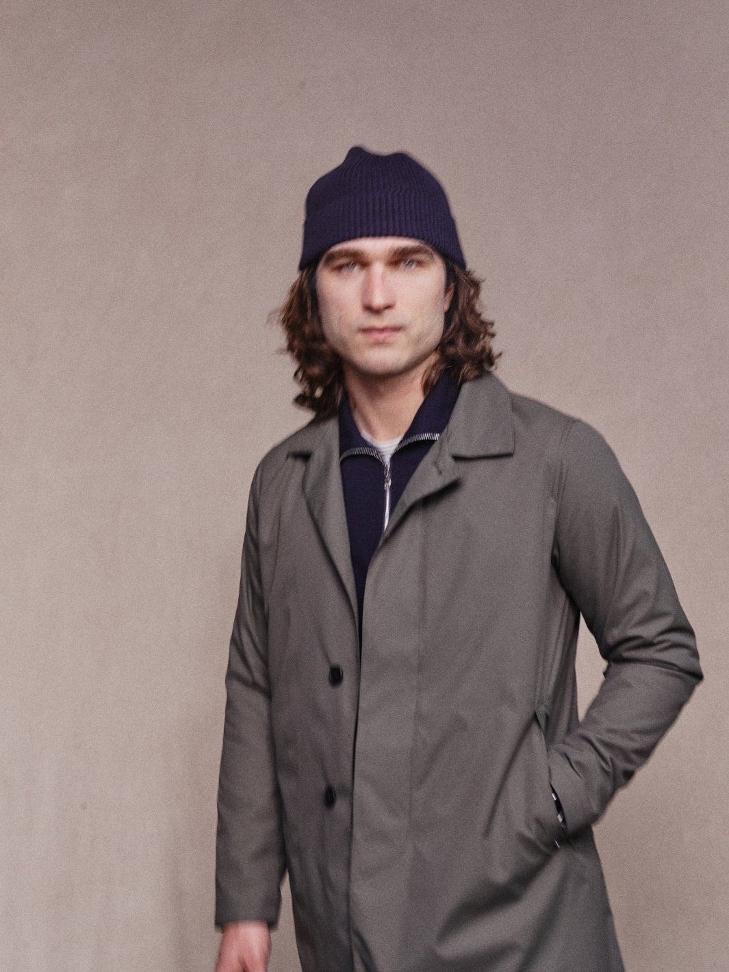 Rain Mac Jacket  - Khaki