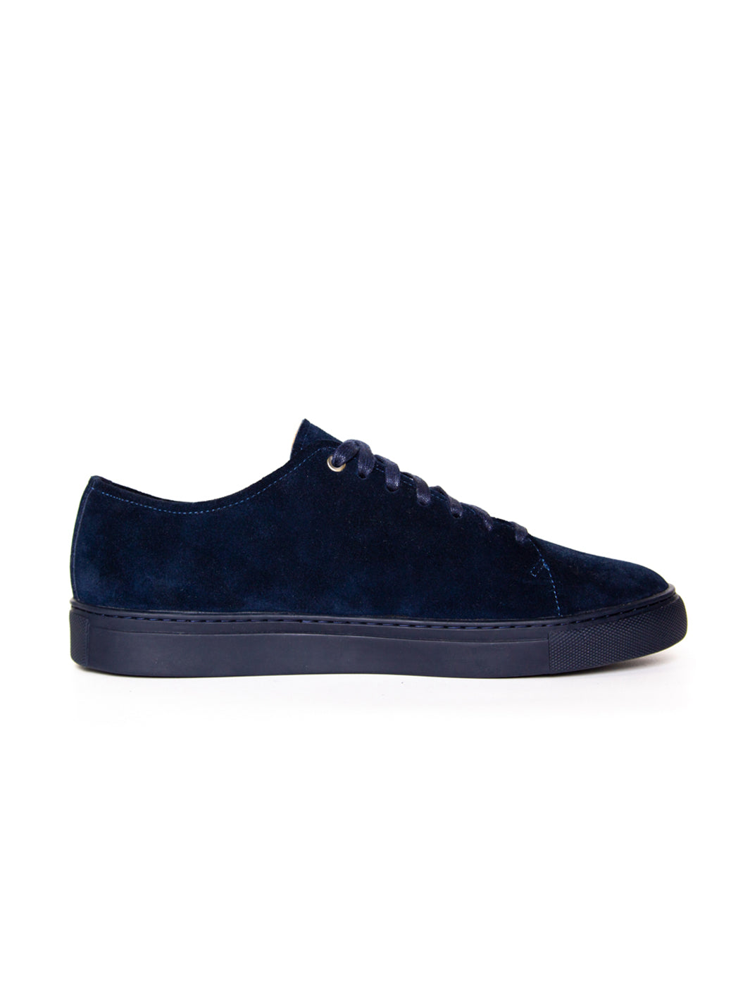 Navy suede leather low Asuwere sneakers 