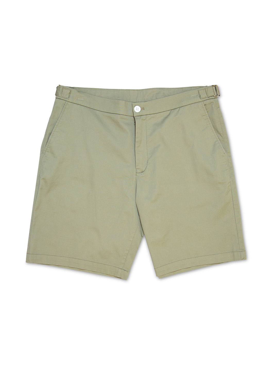 Essential Twill Short, Sage - Men's Cotton Shorts | Asuwere