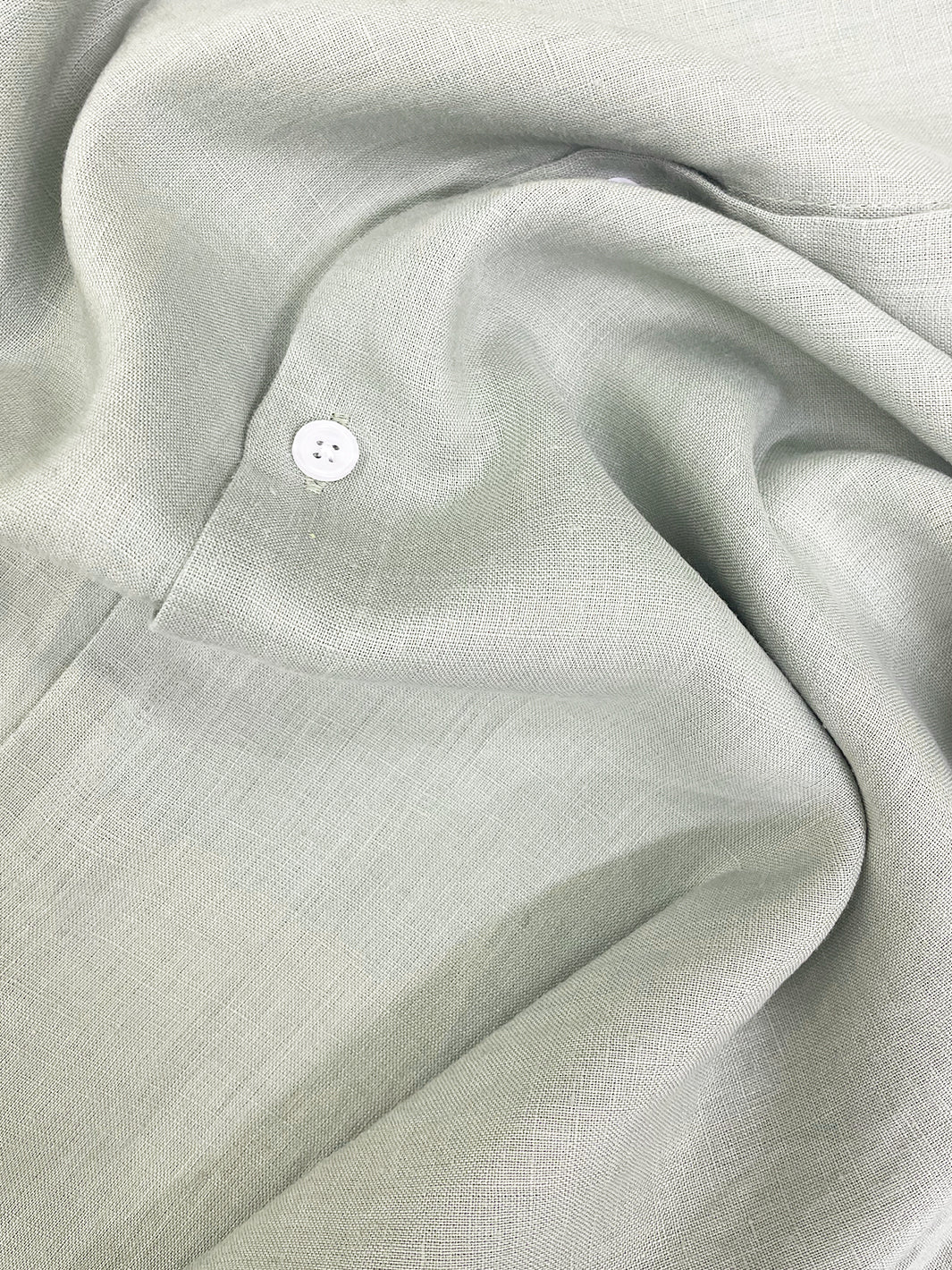 Essential Linen S/S Shirt - Sage