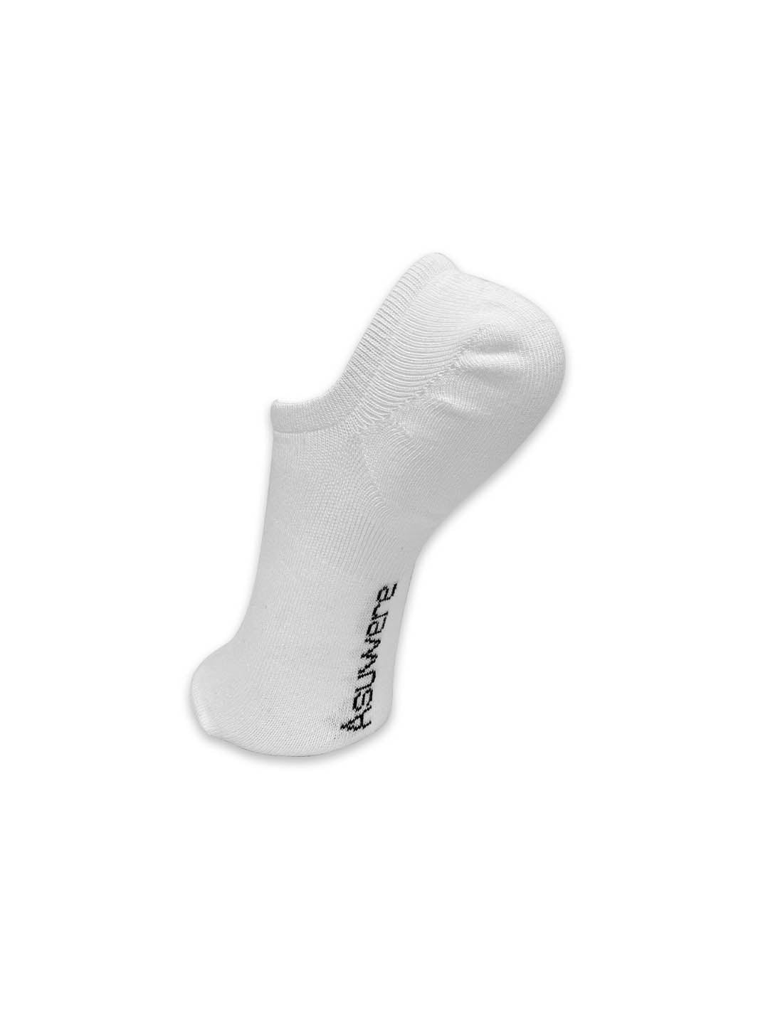 The Low Show Sock - White - 2 x Pair