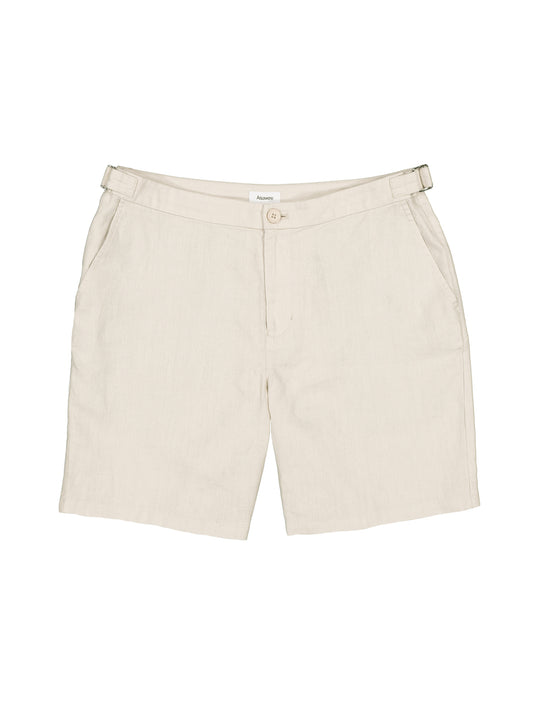 Essential Linen Short - Bone