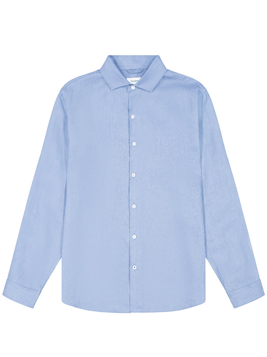 Heavy Linen Shirt - Blue